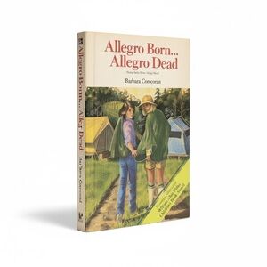 EARLY READER VTG BOOK Allegro Born... Allegro Dead Book Barbara Corcoran novel